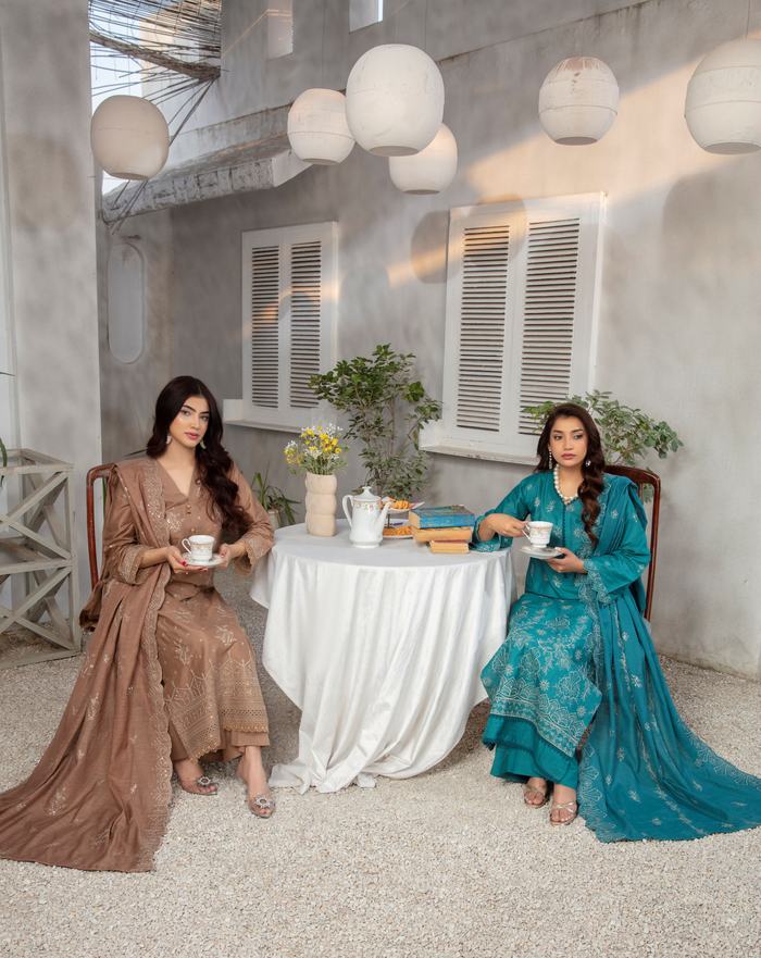 3 PIECE LAWN EMBROIDERED SUIT (Unstitched)