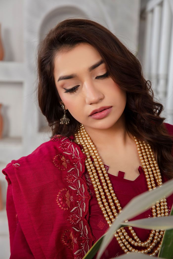 3 PIECE LAWN EMBROIDERED SUIT (Unstitched)