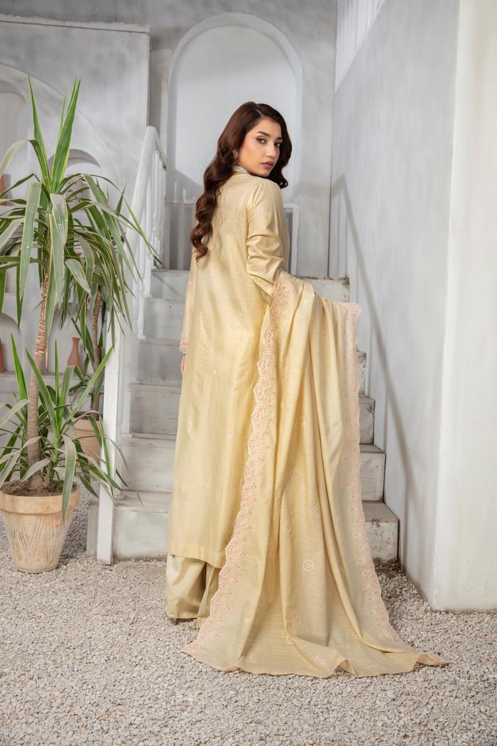 3 PIECE LAWN EMBROIDERED SUIT (Unstitched)