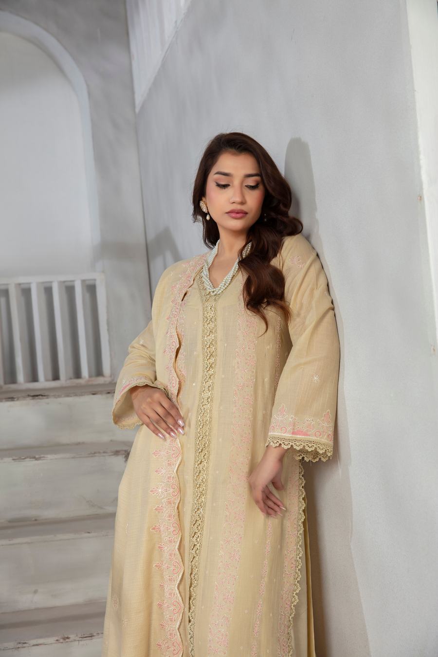 3 PIECE LAWN EMBROIDERED SUIT (Unstitched)