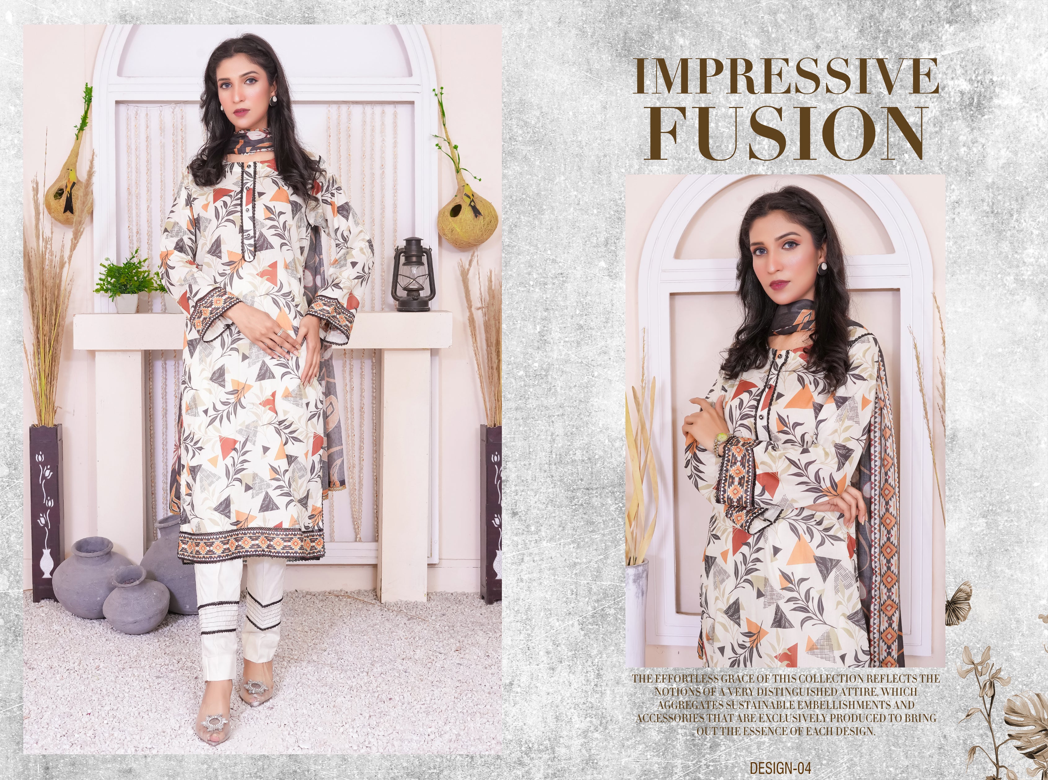 3 PIECE PRINTED LAWN SUIT (Unstitched)