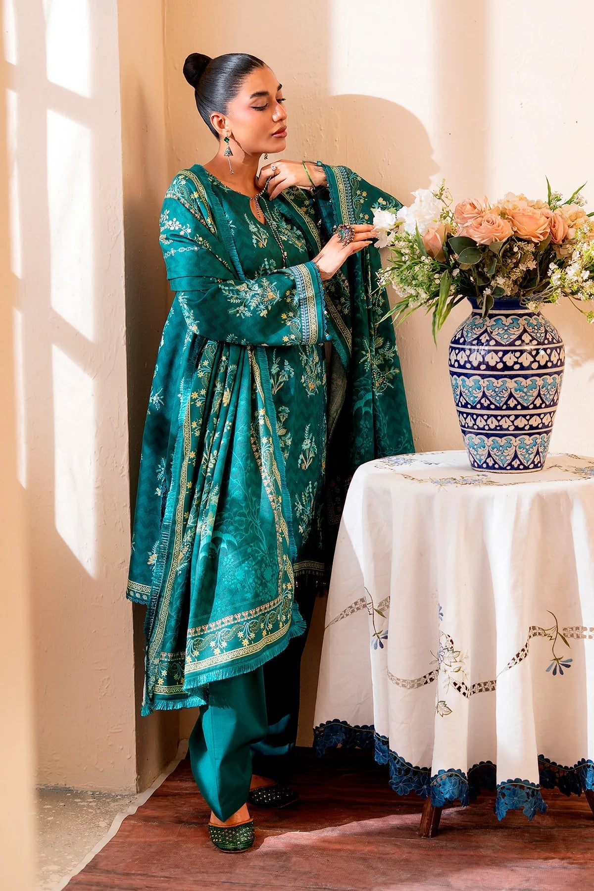 3 PIECE KHADDAR SUIT (Unstiched)