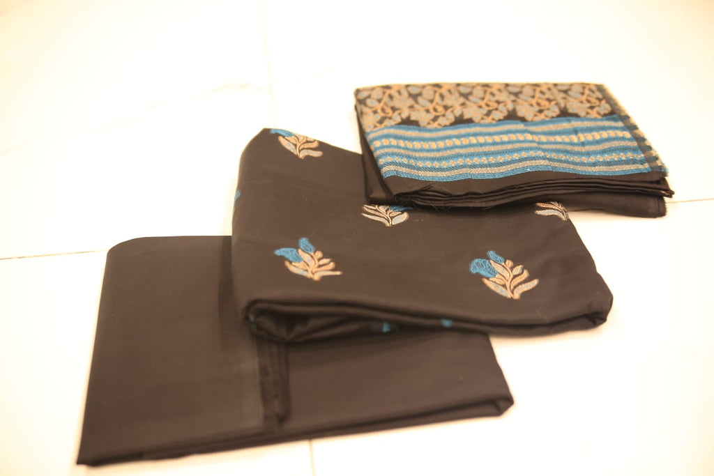 3 PIECE LAWN JACQUARD SUIT (Unstitched)