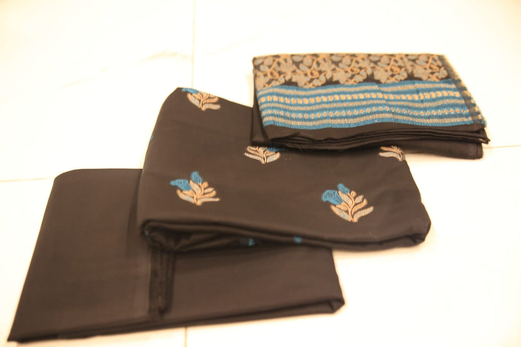 3 PIECE LAWN JACQUARD SUIT (Unstitched)