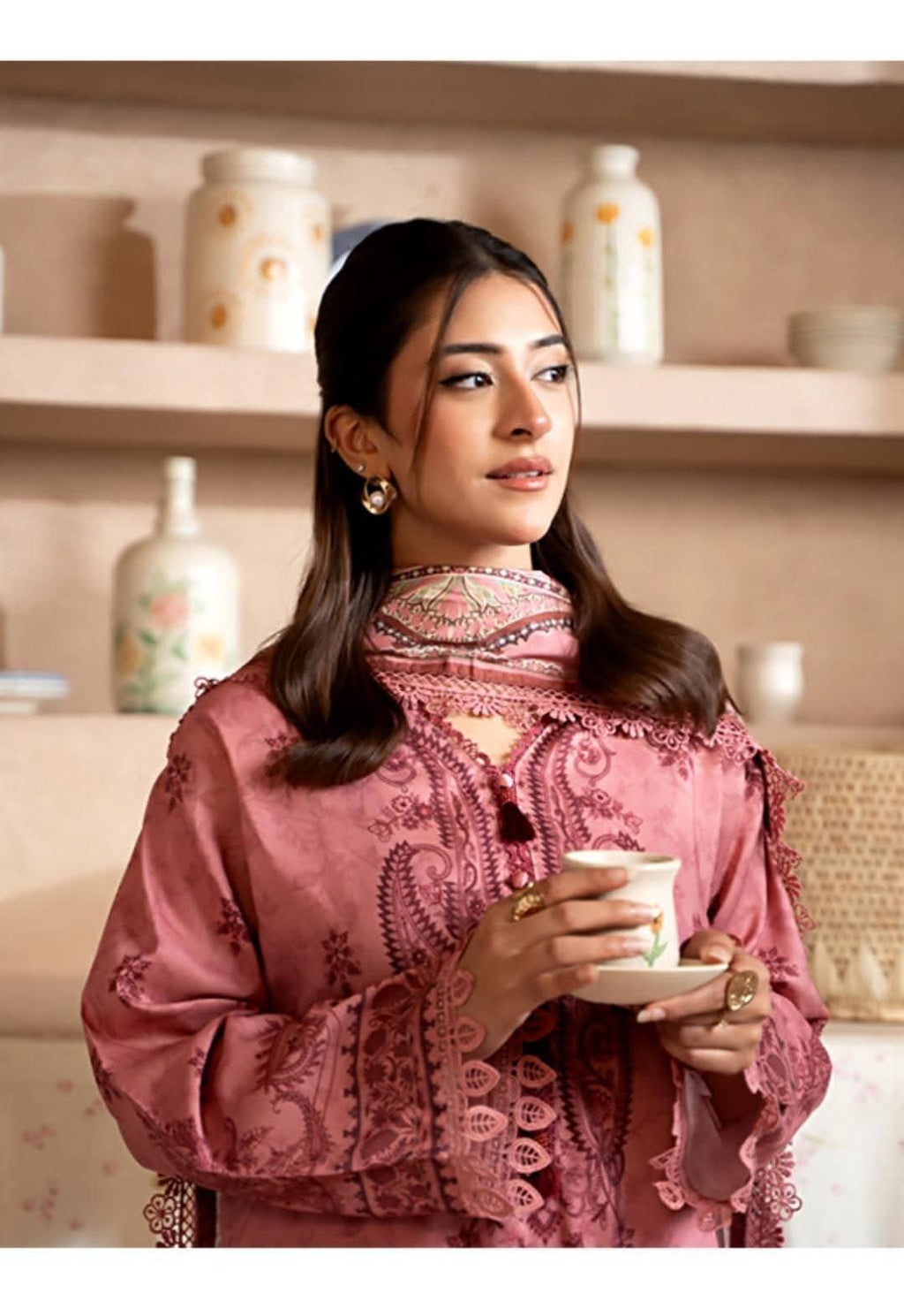 3 PIECE LINEN PRINTED SUIT (Unstitched)