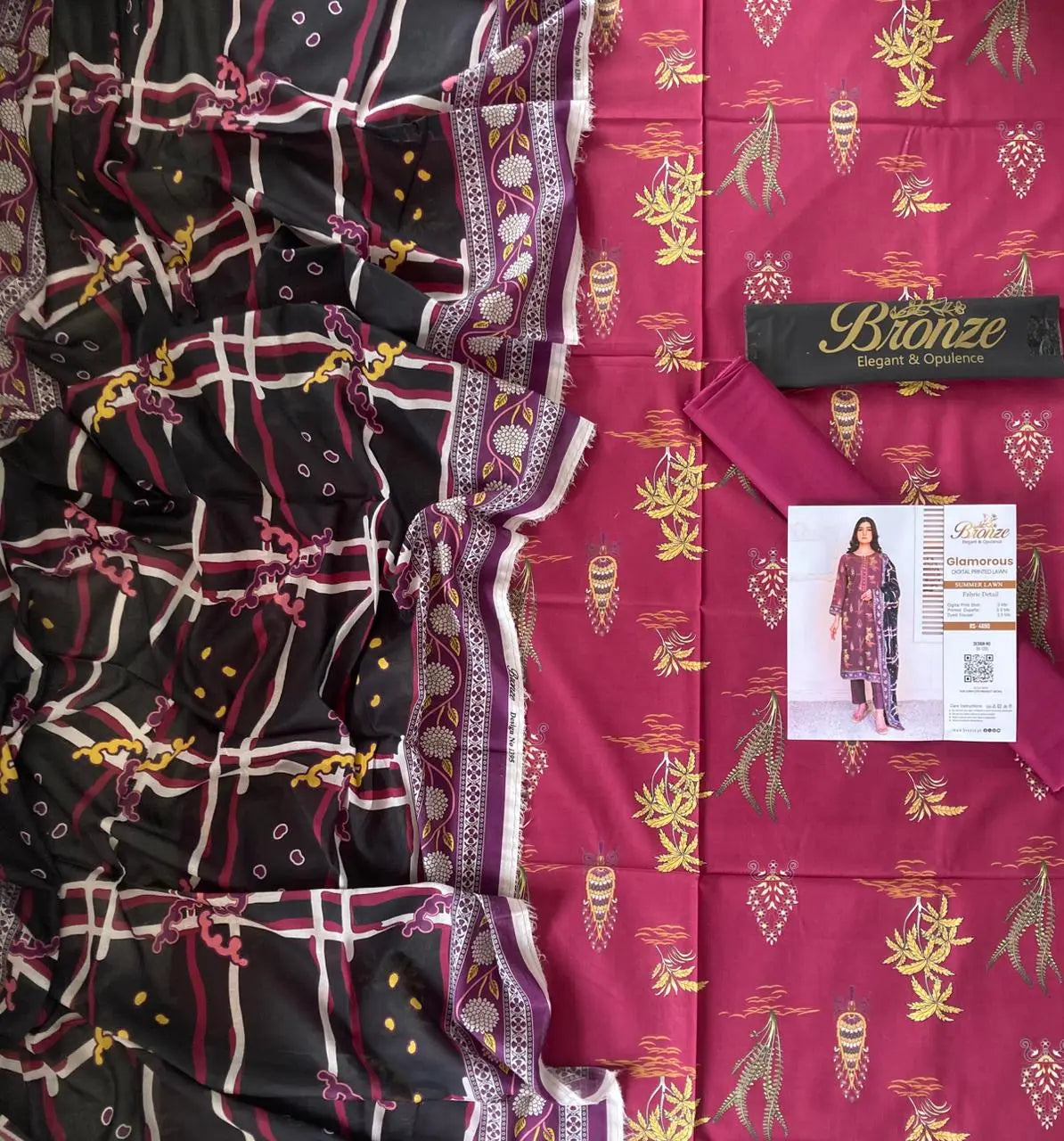 3 PIECE PRINTED LAWN SUIT (Unstitched)